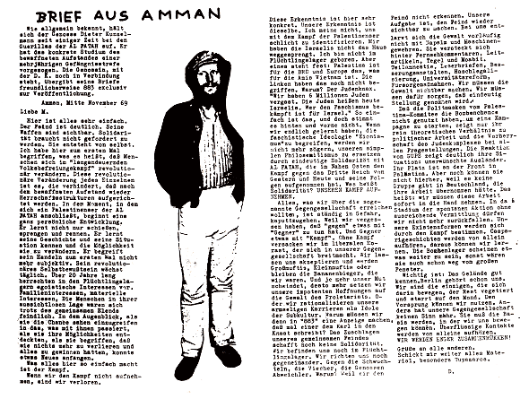 D. Kunzelmann, Brief aus Amman