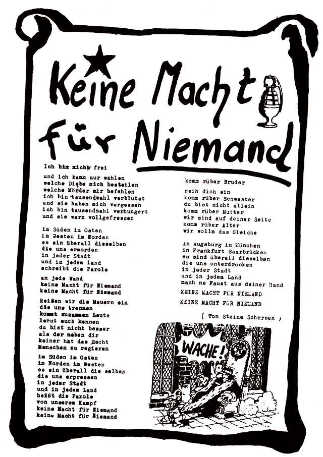 Keine Macht für Niemand